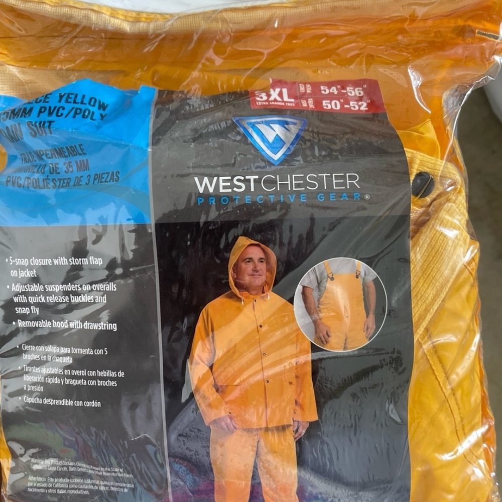 Men’s protective gear weather suit